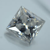 CERTIFIED Moissanite Gemstone 6x6 MM VVS1 D Color Pair Of Square Shape 2 Pcs